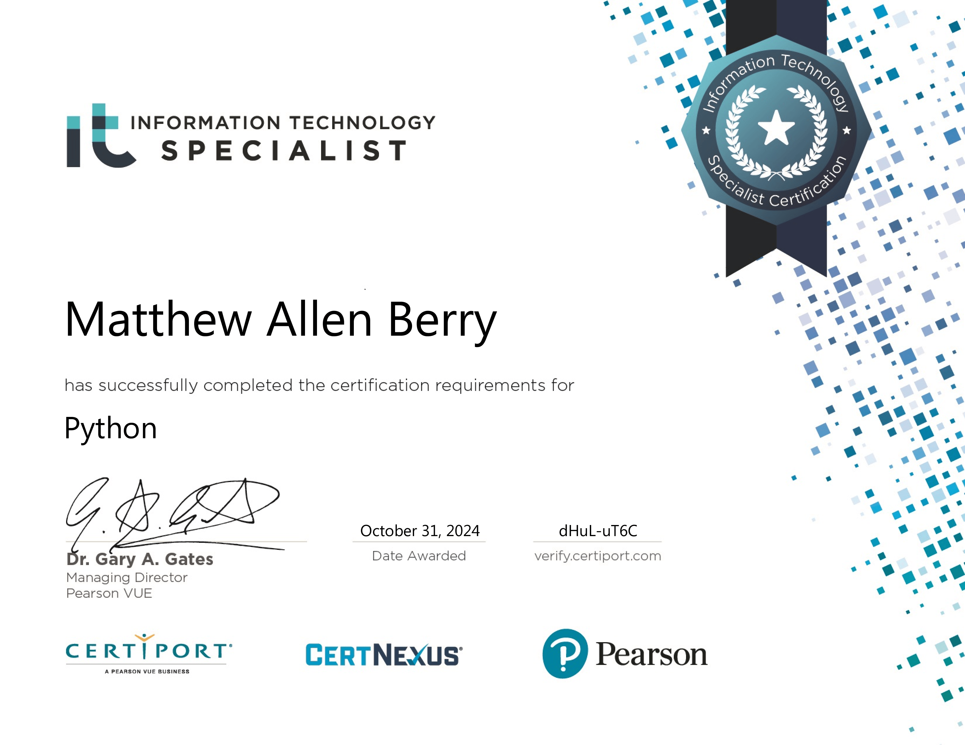Python Certification